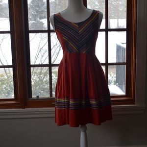 retro syle skater dress